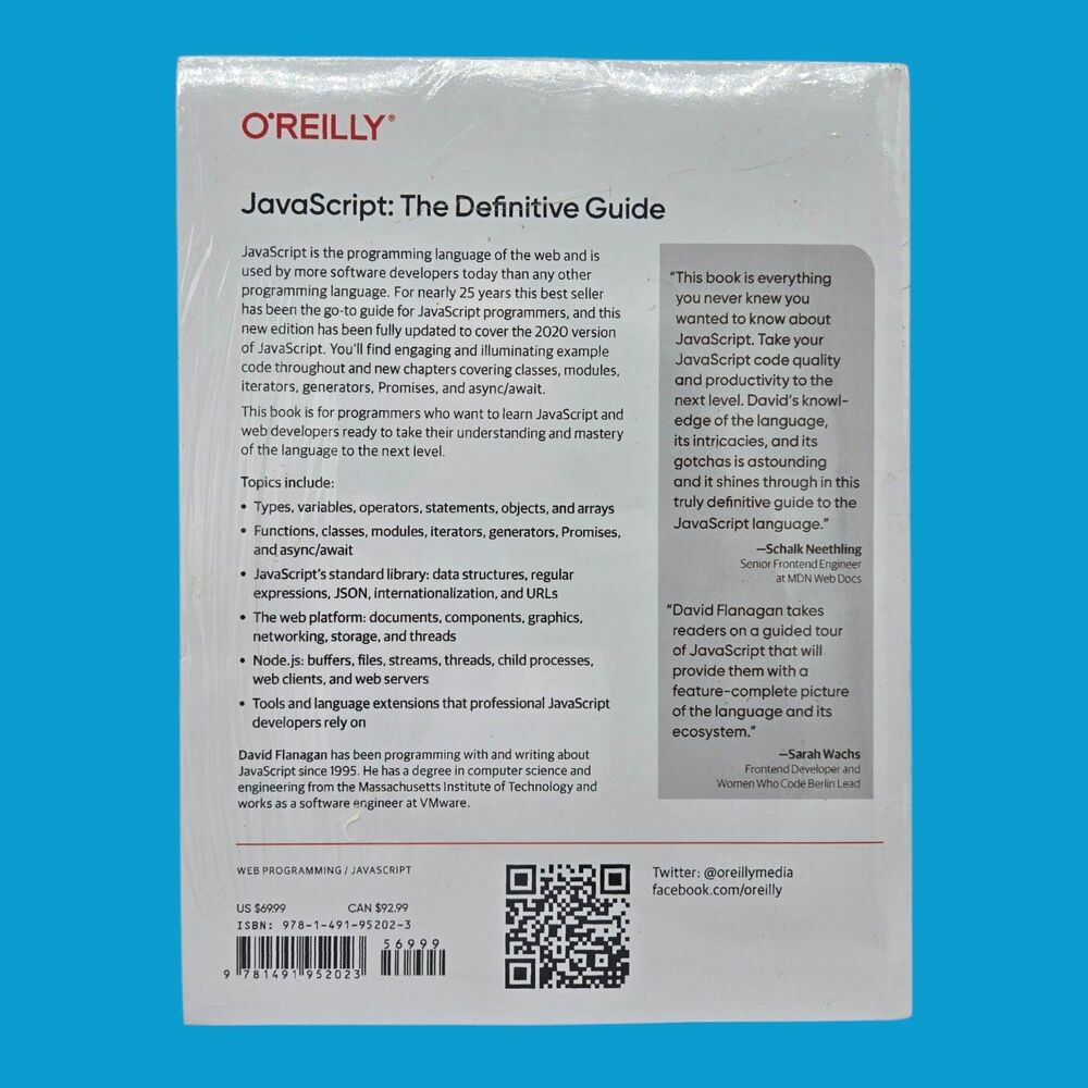 NEW O' Reilly JavaScript Seventh Edition - The Definitive Guide - David Flanagan - Picture 5 of 8